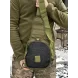 Мужской набор 3в1 многофункциональная вместительная сумка-слинг через плечо + защитные антибликовые очки + ремень Хаки