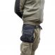Чоловічий комплект сумок багатофункціональна містка сумка-слінг через плече + сумка на стегно Чорний