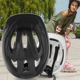 Дитячий захисний шолом для катання на роликах, велосипеді, самокаті 7+років Helmet s506 Чорний (ARSH)