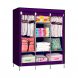 Шкаф тканевый storage wardrobe 88130 фиолетовый/N-14