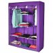 Складна каркасна тканинна текстильна шафа на 3 секції Storage Wardrobe 88130 Фіолетовий (N-14)