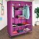 Складна каркасна тканинна текстильна шафа на 3 секції Storage Wardrobe 88130 Рожевий (N-14)