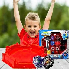 Волчок Beyblade Комплект с Ареной BY907A Красный/SD