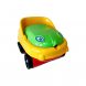 Горщик дитячий у вигляді машинки Tiny Mini art car музичний червоно-жовто-зелений/DRKJ