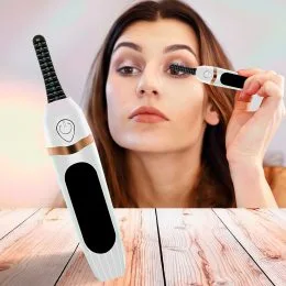 Щипці для завивки вій з підігрівом заряджання через USB EYELASH CURLER XL-271 Білий/205