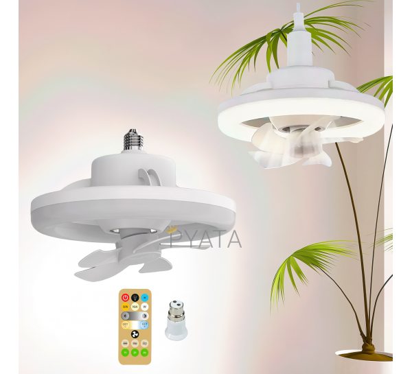 Лампа - ароматерапія+пульт LED AROMATHERAPY FAN LIGHT 2835 RGB/259