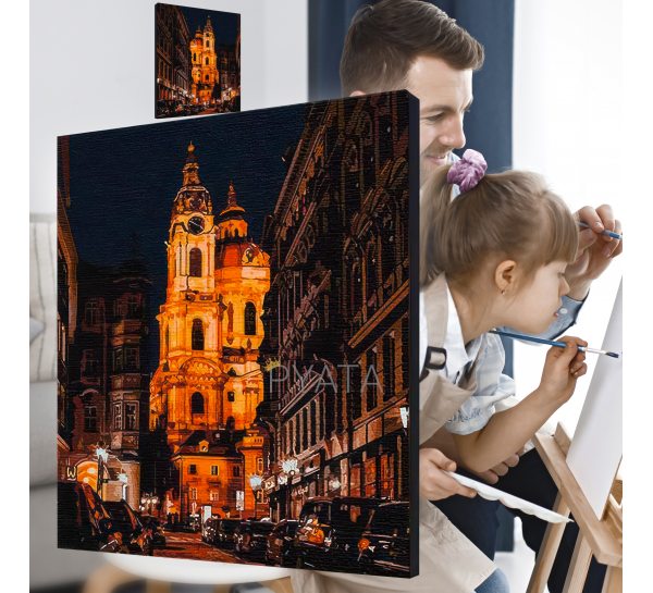 Картина по номерам с рамкой "Собор Св Николая. Прага" 11215-AC  40 х 50 см (SD)