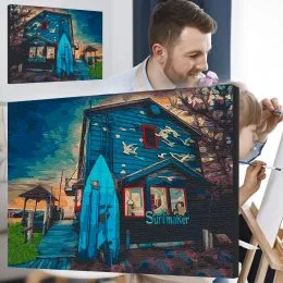 Картина по номерам с рамкой "Вест Корк. Ирландия" 10557-AC 40 х 50 см (SD)