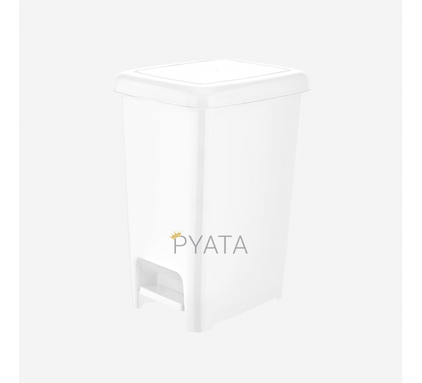 Відро з педаллю SLIM 01042 Dunqua 25 л Білий(DRK)