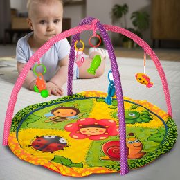 Игровой развивающий коврик с игрушками для младельцев 821 (KL)