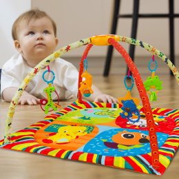 Игроовой развивающий коврик с игрушками для младельцев 811 (KL)