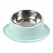 Наклонная миска для животных с металлическим поддоном для еды и воды Голубой (626)