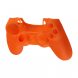 Чехол на геймпад DualShock PS4 однотонный Оранжевый (206)
