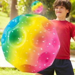 Космический сверхпрыгучий мяч-прыгун Jump Moon Ball 7см Разноцветный