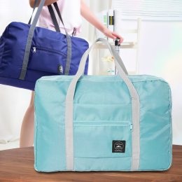Дорожная сумка с ручками для путешествий и спорта BAG XL-676 Голубая (205)