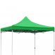 Раздвижная складная усиленная палатка-тент с каркасом 3х3 м Зеленый