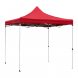 Раздвижная складная усиленная палатка-тент с каркасом 3х3 м Красный
