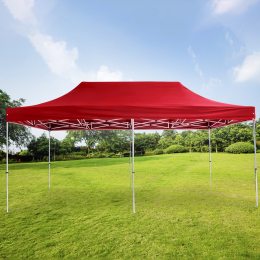 Раздвижная складная палатка-шатер с усиленным каркасом 3х4,5 м Красный