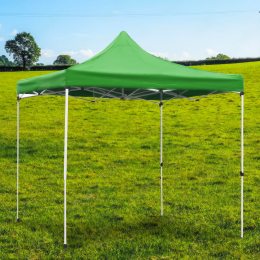 Раздвижная складная усиленная палатка-тент с каркасом 2х2м Зеленый