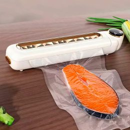 Вакуумний пакувальник харчових продуктів ексклюзивний Vacuum Sealer Білий (205)