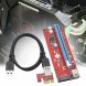 Райзер для відеокарти PCI-E SATA (206)