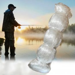 Сіткове полотно (кукла) для ловлі риби 30 мм/0,15 мм  Білий (КР)
