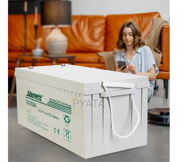 Гелевый аккумулятор для домашних систем электропитания Jarrett GEL Battery 200 Ah 12V