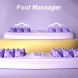 Портативний роликовий магнітний масажер для стоп, ніг 2в1 Cat Claw Style Foot Massager Фіолетовий (205)