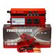 Інвертор перетворювач напруги 06-1 Power Invertor 12V-220V 1600W (LUX) червоний 