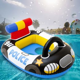 Дитячий надувний пліт для плавання Intex 59586 Поліцейська машинка