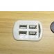 Складной столик для завтрака и ноутбука с USB вентилятором USB фонариком Светлое дерево (MA-152)