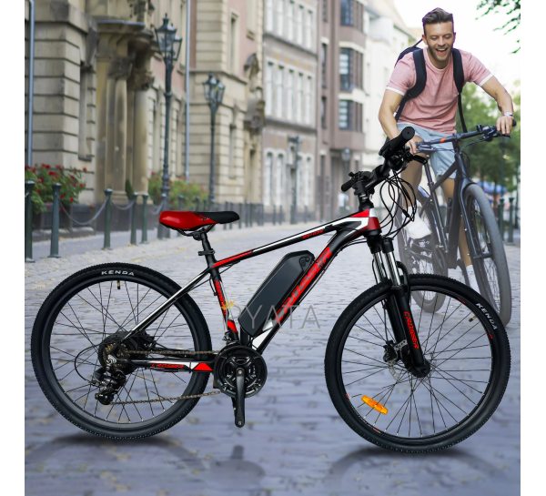 Электровелосипед с колесами диаметром 29 дюймов Crosser Е-Jazz 36 вольт 10 ампер 500 Вт 