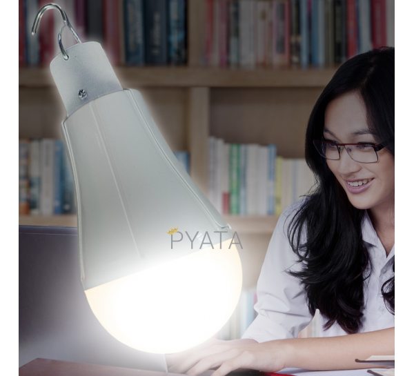 Лампочка LED  FAE-3920 з 2 акумуляторами 18650 та гачком