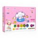 Сквиш антистресс Бао булочка пельмень BUN Squishy Dumpling 5.5 см, мягкая сенсорная игрушка в корзине-пароварке, Mystery сюрприз, случайный цвет, 3+ (OX)