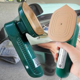 Портативна компактна дорожня компактна праска для одягу Portable Electric Iron Зелений
