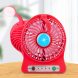 Портативный мини-USB-вентилятор Home Fest Portable Mini Fan USB  с фонариком, Красный