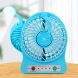 Портативний міні-USB-вентилятор Home Fest Portable Mini Fan USB з ліхтариком, Блакитний