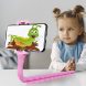 Держатель для телефона на присосках с поворотом на 360 градусов Cute Worm Lazy Holder "Червь" Розовый