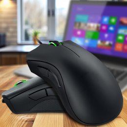 Оптична сенсорна ігрова миша DeathAdder Elite 220 IPS, 6400 DPI, Чорний (206)