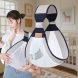 Дихаючий рюкзак-переноска для новонароджених з 3D сіткою BABY SLING AND182 бежевий (205)