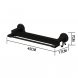 Металлическая вешалка для полотенца на клейкой основе Simple towel RACK YH6614 Черный (2129)