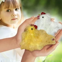 Ігрова фігурка Півник маленький з піря, 8 см