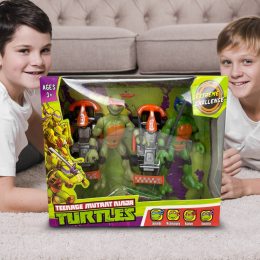 Детский набор игровых фигурок Turtles 2 Черепашки ниндзя с машинками (В)