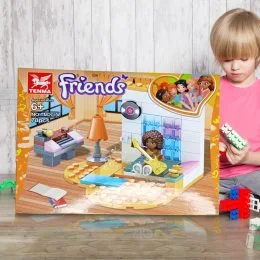 Дитячий конструктор Лего кімната Friends TM2014 78 деталей (В)