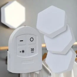 Набір бездротових сенсорних Led  ламп з пультом керування через wifi Light With Remote Control 15 W 3 шт