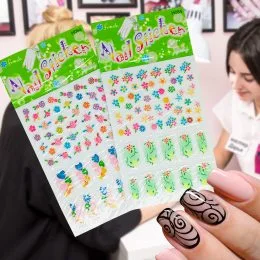 Водні наліпки для нігтів  iFresh Nail Sticker H084 в асортименті 