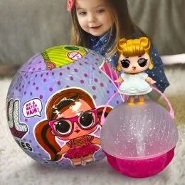 Детская игрушка-сюрприз кукла в яйце LOL Supreme BFFs в фиолетовом шаре