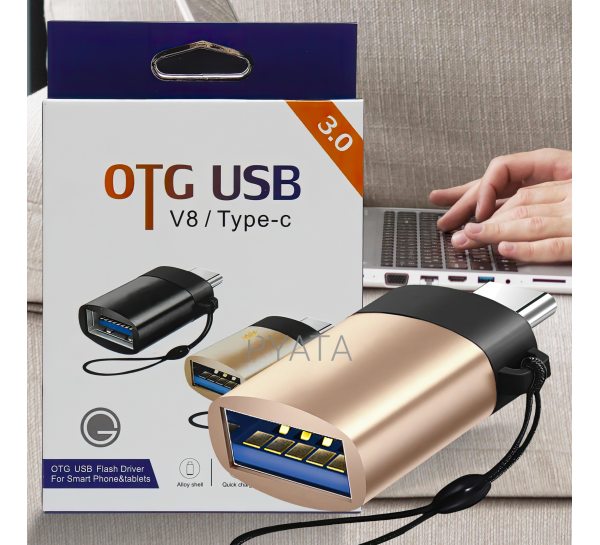 OTG адаптер-переходник USB3.0 на Type-C M GP-93