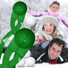 Снежколеп для снежков и песка, длина 34 см, Зеленый