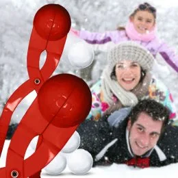 Снежколеп для снежков и песка, длина 34 см, Красный